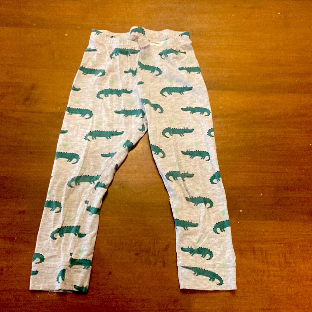 Crocodile 🐊 leggings, size 3-4